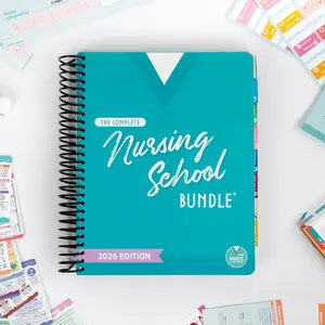 Complete Nursing School Textbook Bundle - 2026 Edition, Spiral Bound