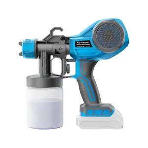 [Spring Deals] Tilswall Alien 500 Cordless HVLP Paint Sprayer, Electric Spray Gun Compatible with 20V/18V Batteries (Battery Not Included), 600ml Container, 4 Nozzles & 3 Spray Patterns, Easy-Clean DIY Paint Tool for Furniture, Cabinets, Walls & Fences