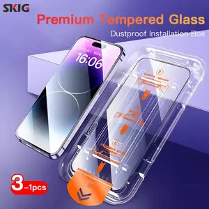Premium Tempered Glass For iPhone 15 14 13 12 Pro Max Plus For 15Pro Screen Protector