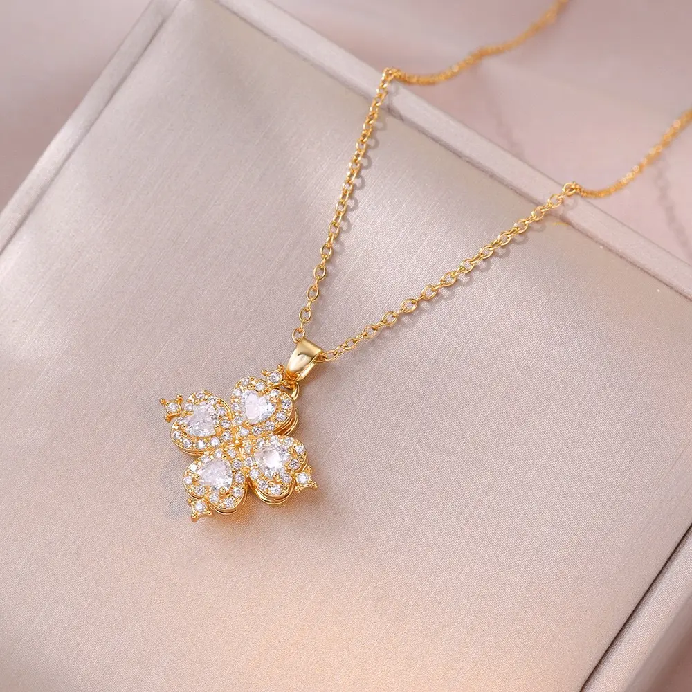 X3446 White Starry Necklace