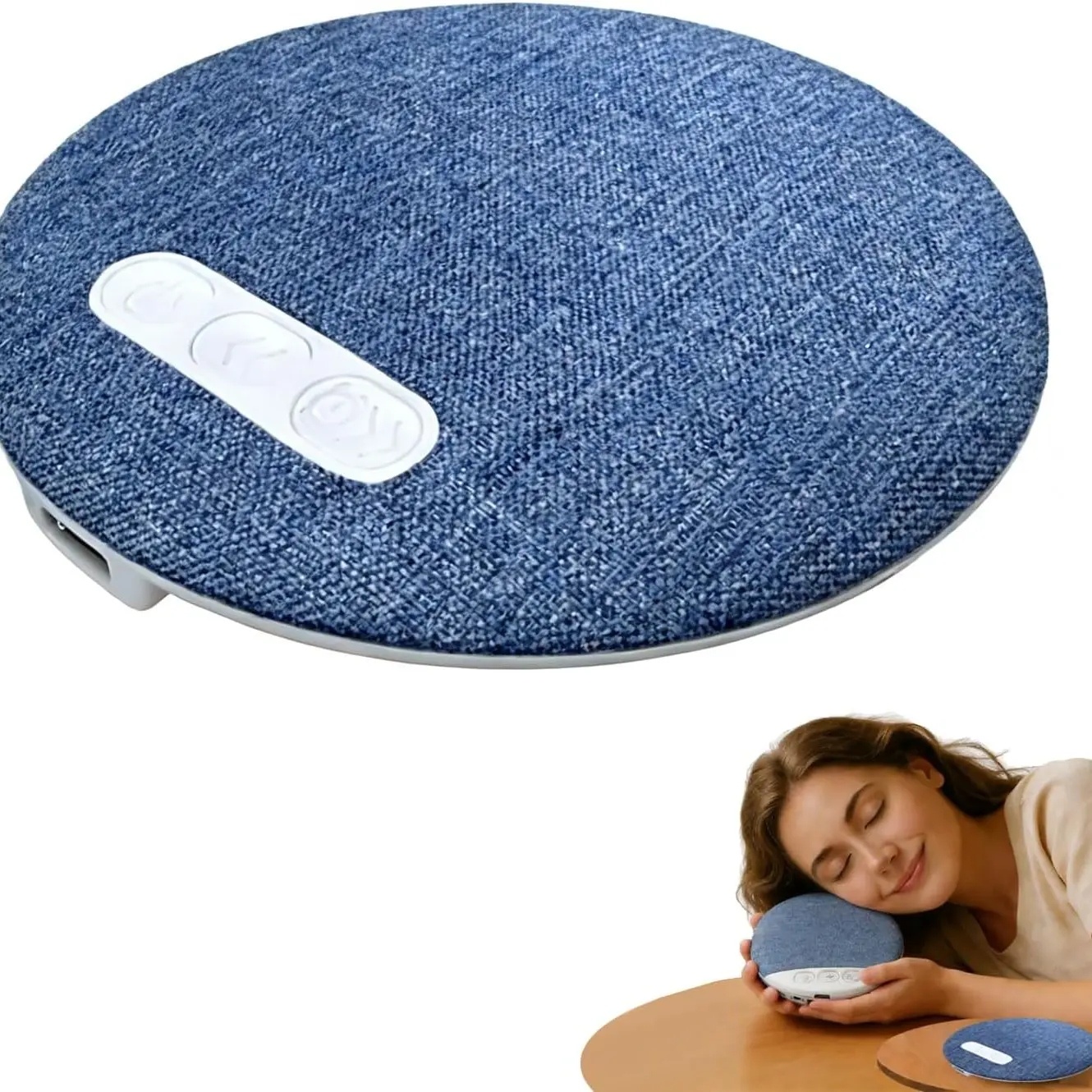 Under Pillow Sleep Speaker, Ultra-Thin Wireless Mini Compact Pillow Speaker, Bluetooth-compatible Sleeping Quiet Portable Rechargeable Pillow Audio, Wireless Speakers, Portable Audio Solution