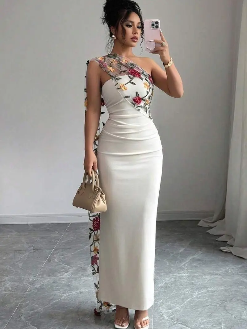 white christmas dresses Wedtrend Women Simple Lemon Yellow Wedding Party Guest Dress with Ruffles A Line Pleated Chiffon Bridesmaid Dress, Lemon Yellow / US12 main image 0