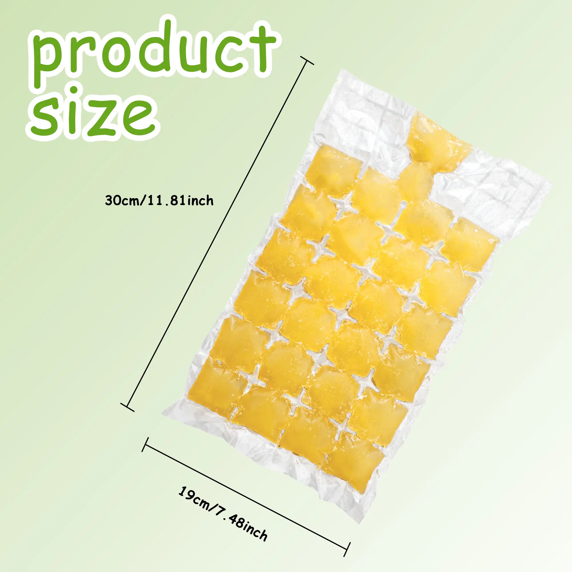 Disposable Plastic Ice Cube Bags (50 Counts) - Food Grade, Leakproof, Self-Sealing Freezing Trays with 24 Cubes/Bag, Odor-Free Containers for Beverages, Bar Utensils Ice Crushers