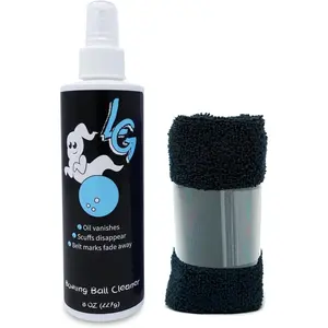 Bowling Ball Cleaner  - USBC Approved - Oil, Scuff, and Belt Mark Cleaner - Restores Tack and Prolongs Lifespan of Ball