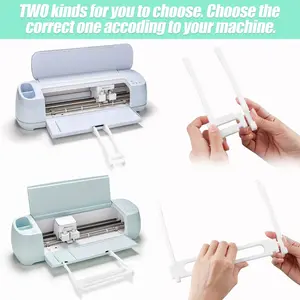 1PC Long /Short Extension Tray Compatible with Maker 3 and Maker；Extension Tray Compatible with Explore Air 2 & Explore 3；Plastic Tray Extender Holder ；Cutting Mat Support Artworks, Crafts Tool Supplies