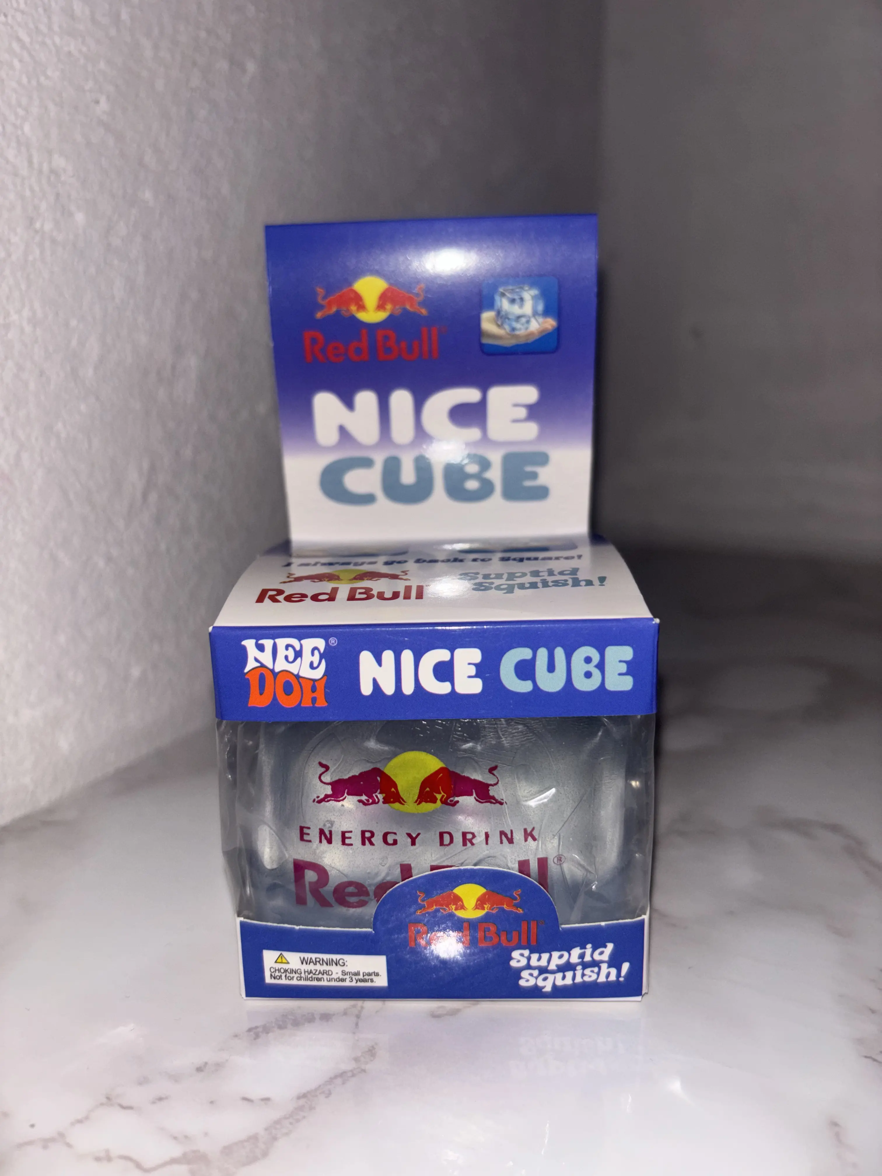 nice cube Blue Red Bull Collaboration - Exquisite Cube Design