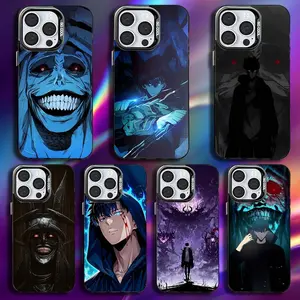 Solo Leveling Phone Case For iPhone 17,16,15,14,13,12,11,Pro,Max,Plus,Mini,XS,SE Anti Fall Black Matte Hard Bumper