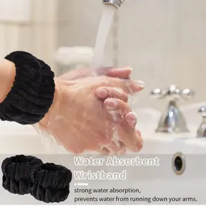 1 Pairs Face Washing Wristbands Wrist Towels