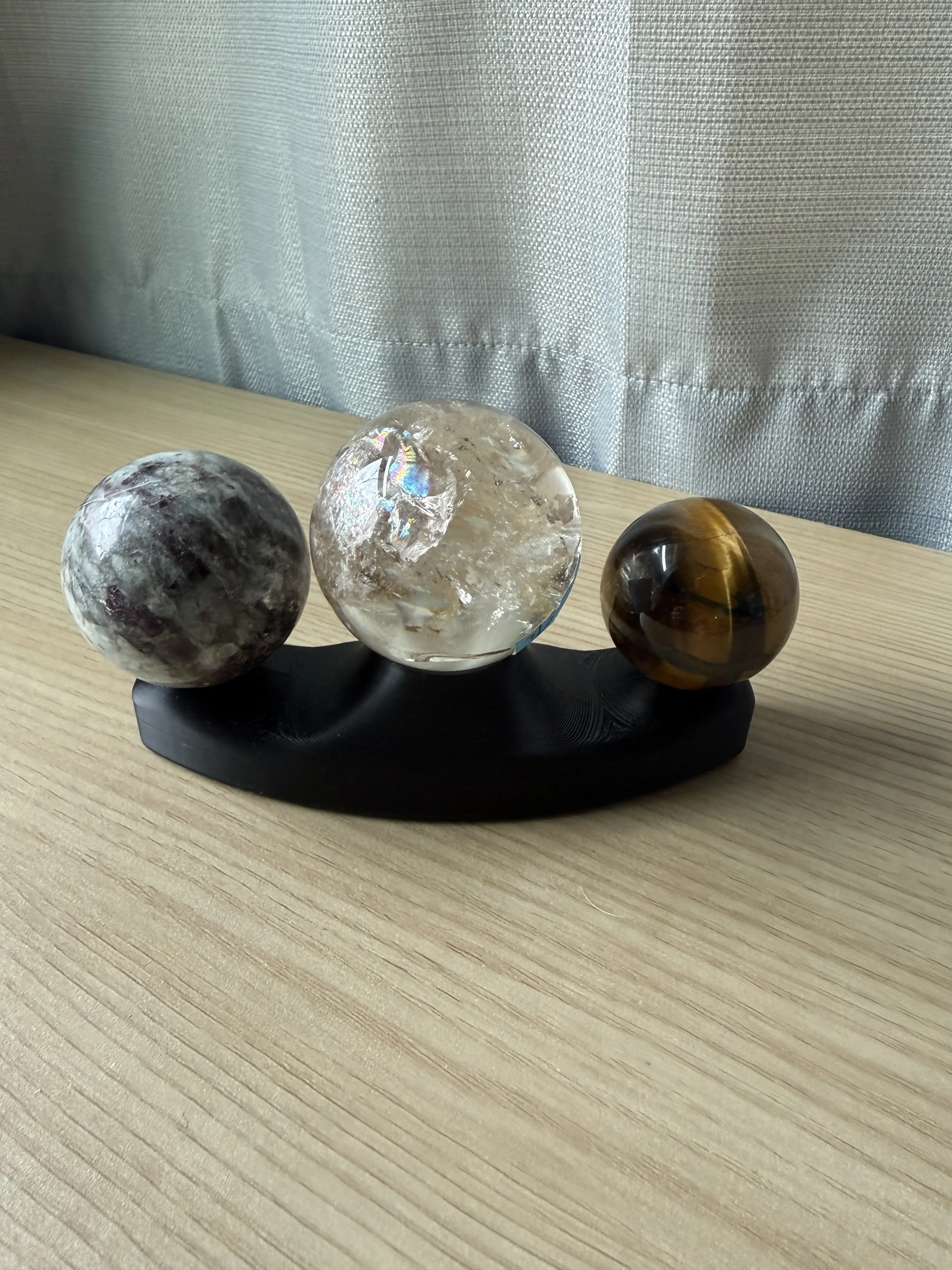 Crystal Sphere Specimen Display Stand | 3D Printed