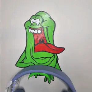 3d printed Slimer headset wall holder Mount