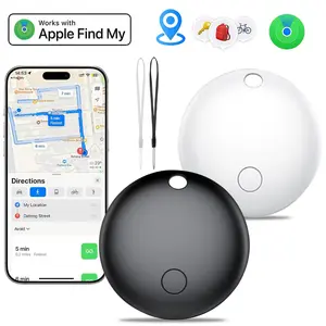 Key Finder Compatible with Airtag, Smart Key Locator, Smart Tracking Tag for Apple Find My APP (iOS), Includes Lanyard, Replaceable Battery, Ideal for Dogs Cats Seniors