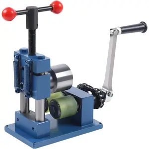 Hand Crank Bracelet Bending Machine, Pressed Jewelry Bending Machine Tools, Portable Hand Crank Making Ring Metal Earrings for Jewelry Processing Store Handmade Crafts