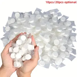 Disposable Compressed Face Towel, 10/20pcs/set Portable Mini Compressed Tissue, Face Towel Cleansing Gentle Wash Cloth for Home Office Use, Napkin, Face Towel Cotton