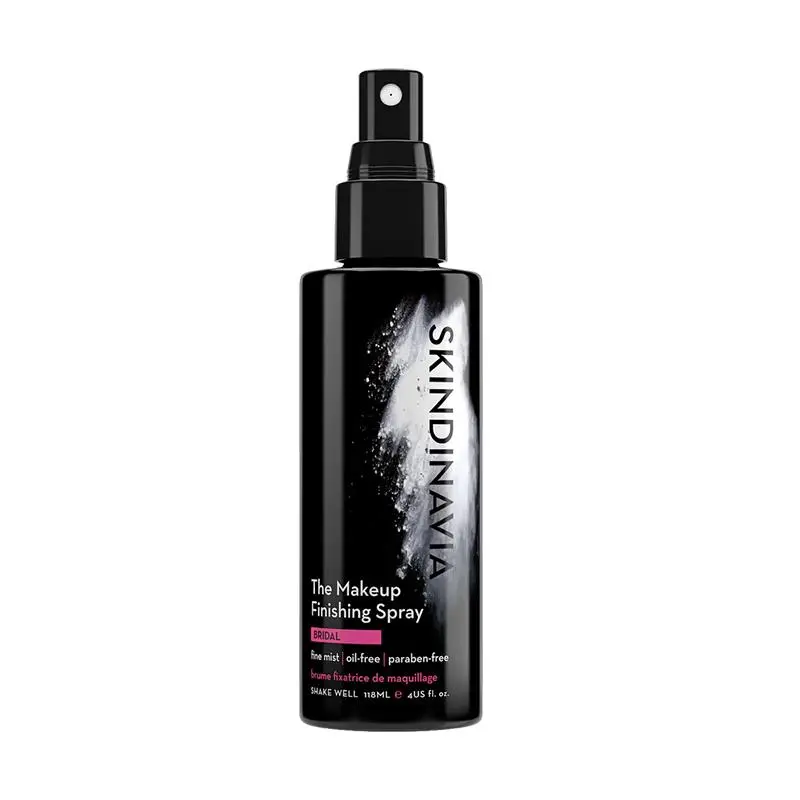 Skindinavia Bridal Makeup Finishing Spray - 16HR Waterproof, Sweatproof & Oil Control Cosmetic Mist, Hydrating & Hypoallergenic Vegan Formula, 4oz, Wedding