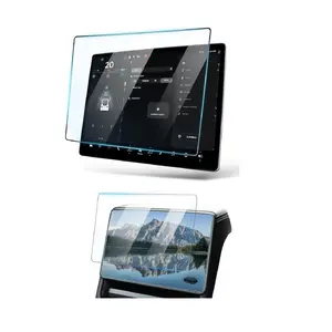 Tesla Model Y 2025-2026 Juniper & Model 3 2024-2025 Highland Matte Anti-Glare Protective Screen Protector 9h Tempered Glass Ultra HD No Fingerprint Anti-Scratch Bubble-Free Easy Install for Tesla Accessories