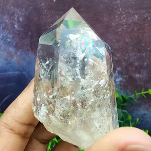 Chunky Light Smokey Quartz Towers