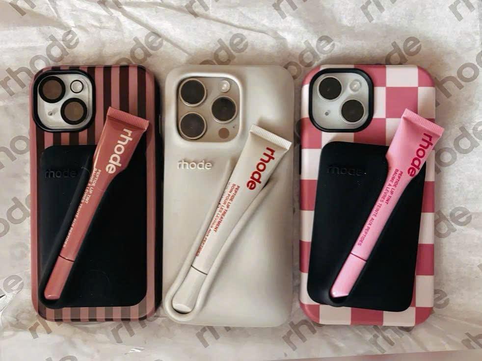 New Rhode Snap-On Lip Case MagSafe Phone Accessory for iPhone - Magnetic Lip Holder with MagSafe Phone Case f for iPhone Pro & Pro Max, valentine gift