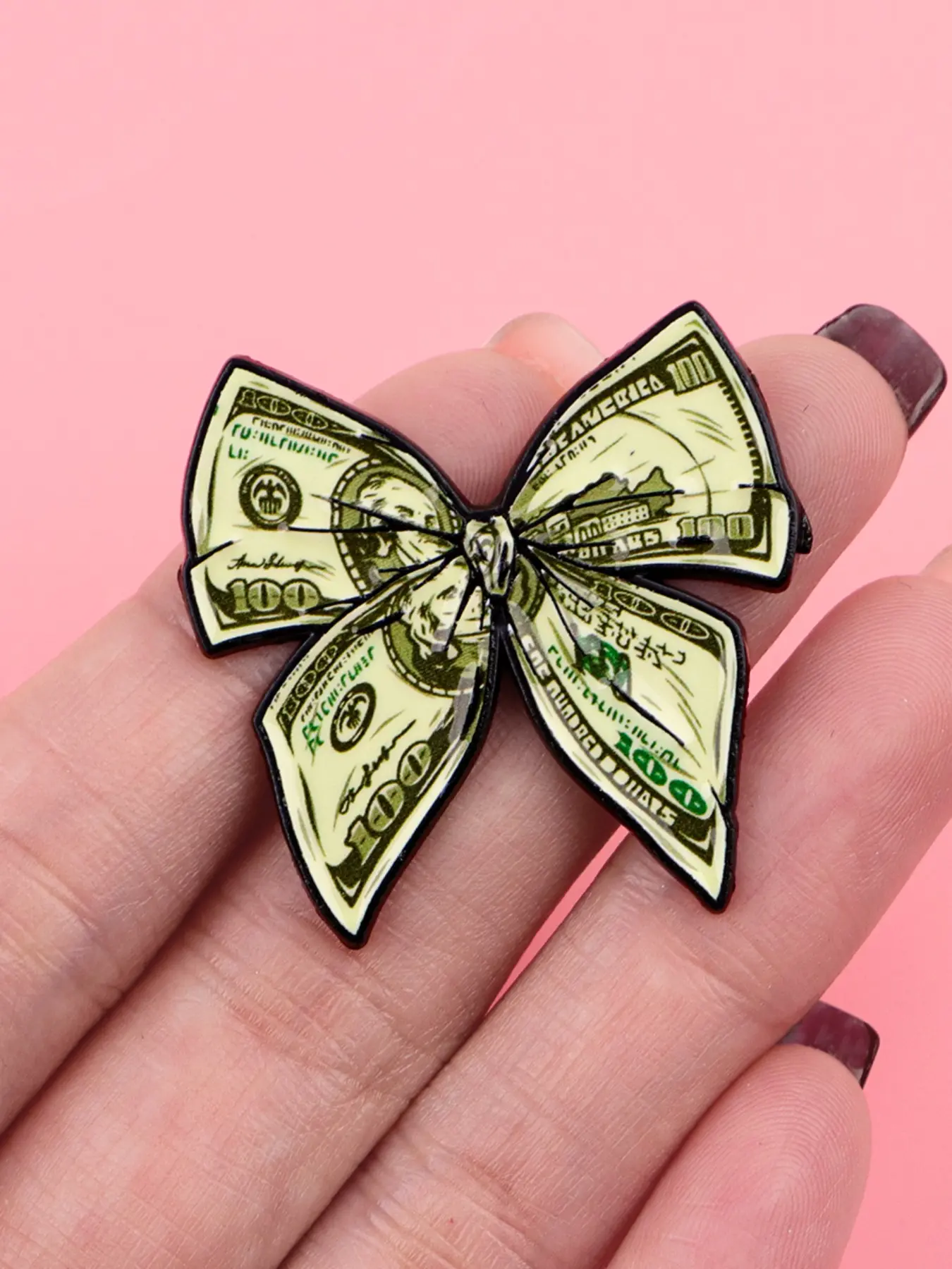 Elegant Bow Enamel Brooch Pin, Creative Zinc Alloy Badge, Backpack Hat Clothing Accessory, Fashion Accessory, Perfect Gift for Colleagues & Friends, Durable Metal Pins, Brooch Pin Clip