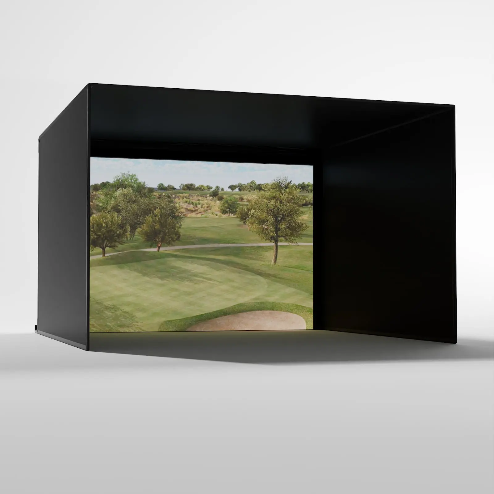 Pro Golf Simulator Enclosure Kit with Premium Impact Screen