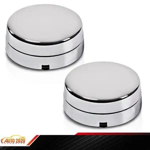 2PCS Rear Wheel Chrome Center Hub Caps Fit For 03-17 Dodge Ram 3500 1-ton Dually