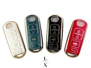 Luxe & Co Mazda Key FOB Case Cover with matching keychain!! Ships from U.S. Super Fast Shipping!!