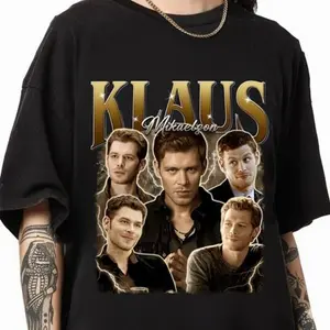 [Sale off up to 50%] The Vampire Klaus Mikaelson Homage Shirt, Vintage Klaus Mikaelson Bootleg Shirt, The Vampire Retro TV Show Tee