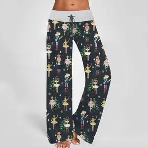SHESHOW Nutcracker Christmas Tree Drawstring Waistband Pants For Women