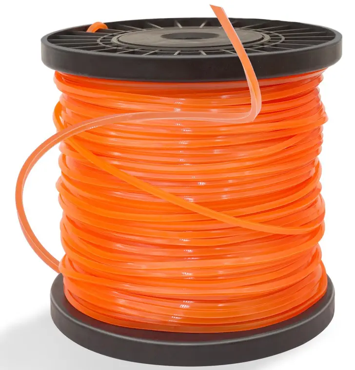 Universal Square Nylon Trimmer Replacement Line, 2.4mm 0.095 Inch, 5LB Bulk Spool, 1280 FT Heavy Duty Weed Eater String for Lawn Mowing
