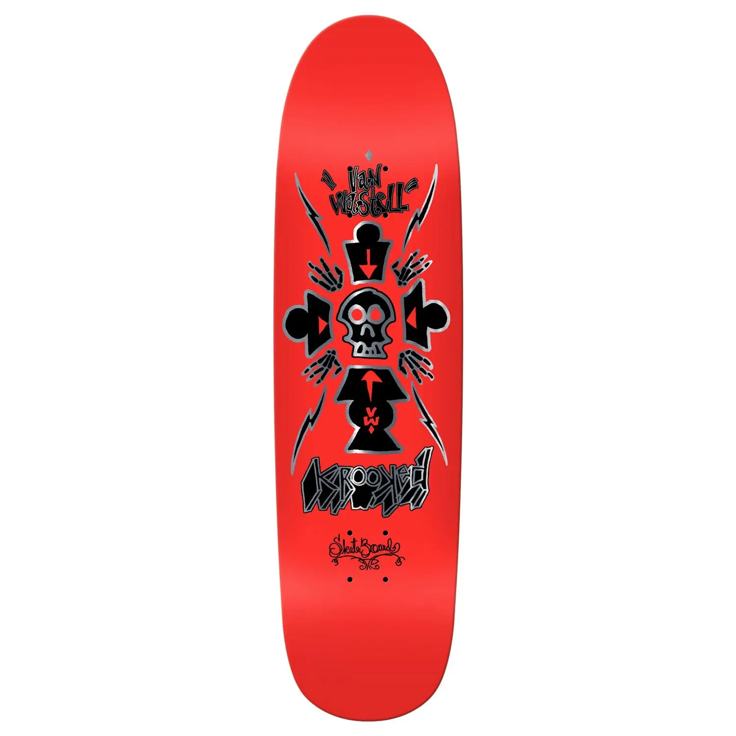 Krooked Skateboard Deck Wastell Redux 8.6" x 31.8"