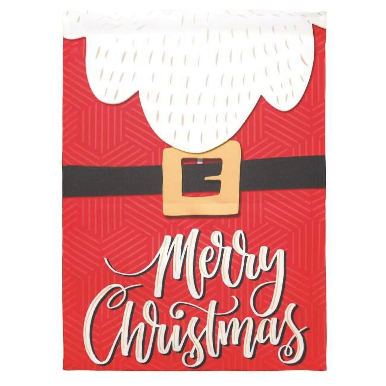 Magnolia Gardens M070026 30 x 44 in. Print Santa Merry Christmas Polyester Garden Flag - Large