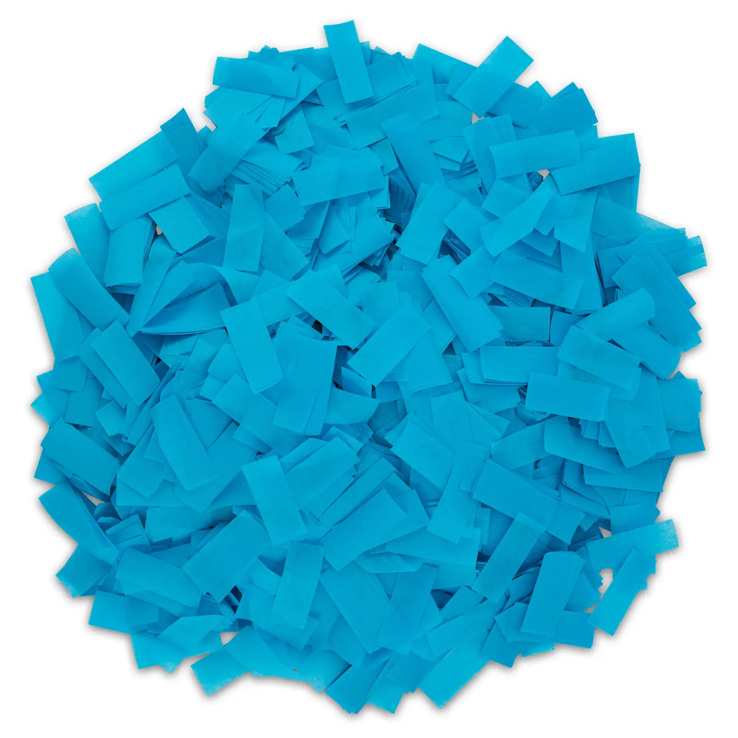 Light Blue Loose Pack Circle Shape Tissue Paper Confetti (1.96x0.8 inch, 1Lb (454G)) - Lightweight, Flameproof, Environmentally Friendly, Customizable Options Paper for Wedding, Birthday Festive Party Supplies, Round, Eco-Friendly