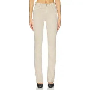 L'AGENCE Selma High Rise Sleek Baby Boot Jean in Biscuit