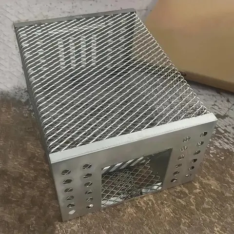 Humane Rat Trap Catch and Release, Live Mouse Cage Traps, Indoor Traps, Home Pest Control, Automatic Continuous Cycle, for Chipmunk Rodent Mouse Small Animals