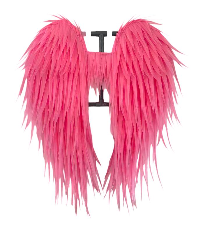 SEWLO Feather Angel Wings - Plump, Sturdy DIY Costume Wings for Halloween, Christmas, and Cosplay with Adjustable Straps