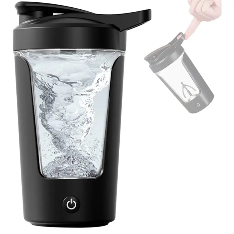 TurboCup Rechargeable Shaker Cup with Water Dispenser, Compact Design, Ideal for On-the-Go Use