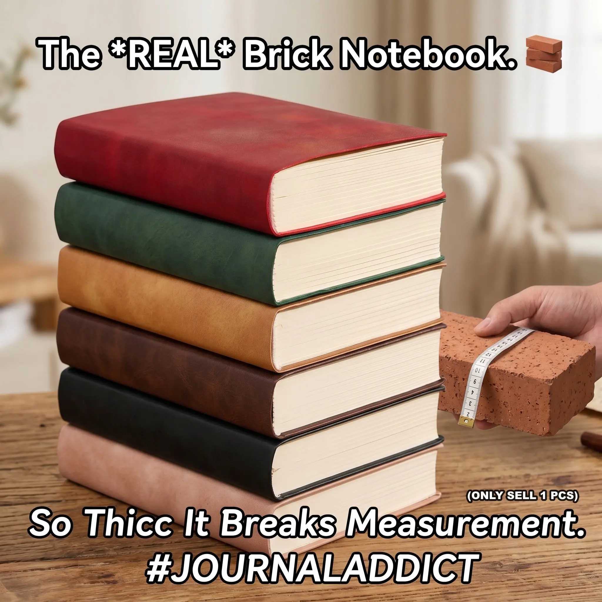 Ultra-thick Premium Soft Leather A6 Hardcover Notebook – Art Journal, 400 Pages, Durable Cover, Blank Journal/Sketchbook, Ideal for Journaling, Sketching, and Gifting, Drawing Sketchbook
