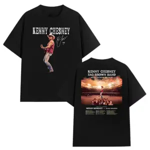 Kenny Chesney Sun Goes Down 2025 Tour T-Shirt, Unisex Design for Country Music Fans, Perfect Gift for Men and Women, 2 Sides Print Featuring Iconic Tour Imagery