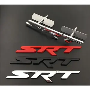 For Dodge Coolway Coolbo SRT logo metal decoration labeling 3D three-dimensional zinc alloy medium screen logo