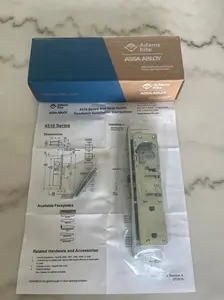 Adams Rite 4513 Deadlatch — 1-1/8" Backset, Narrow-Stile Commercial Door Lock (ASSA ABLOY)