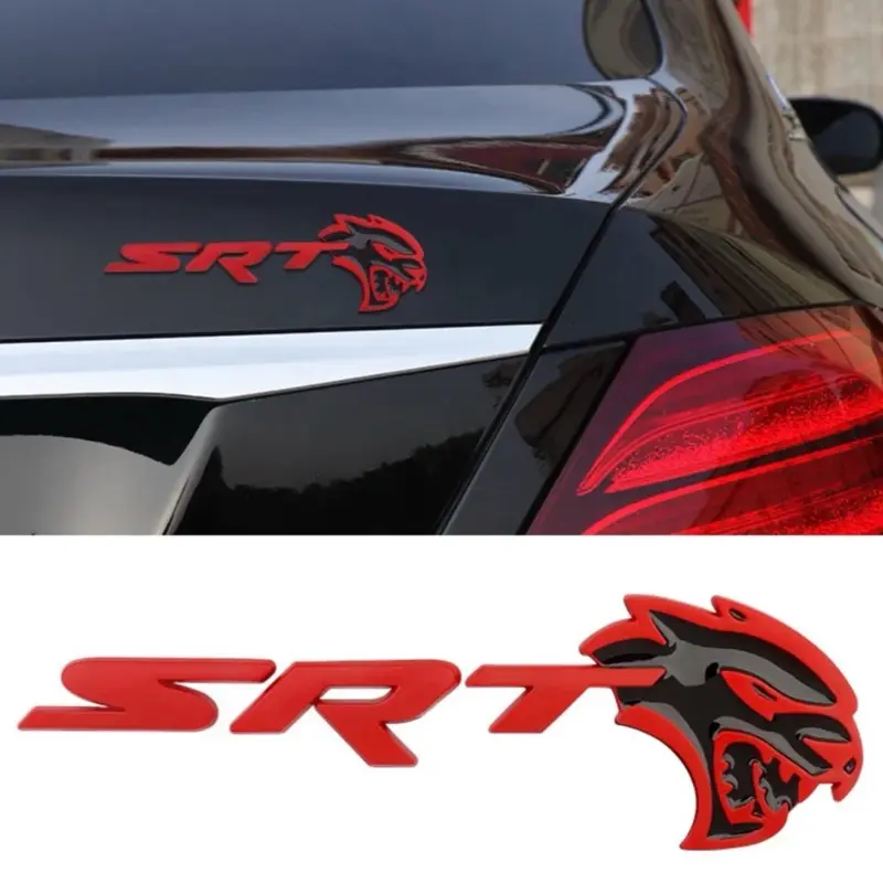 SRT Hellcat 3D Emblem | Side Rear | Hellcat SRT (1Pc)