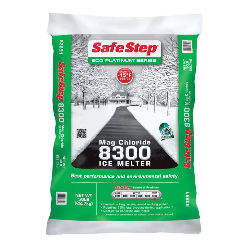 212 MAIN Magnesium Chloride Ice Melt (50.4 lbs Bag, 26" H x 18" W x 5" L) -15°F Temp. Effective, Concrete & Vegetation Safe, Skin-Friendly, No Gloves/Goggles Needed, Snow Removal Tool for Tools & Hardware Use