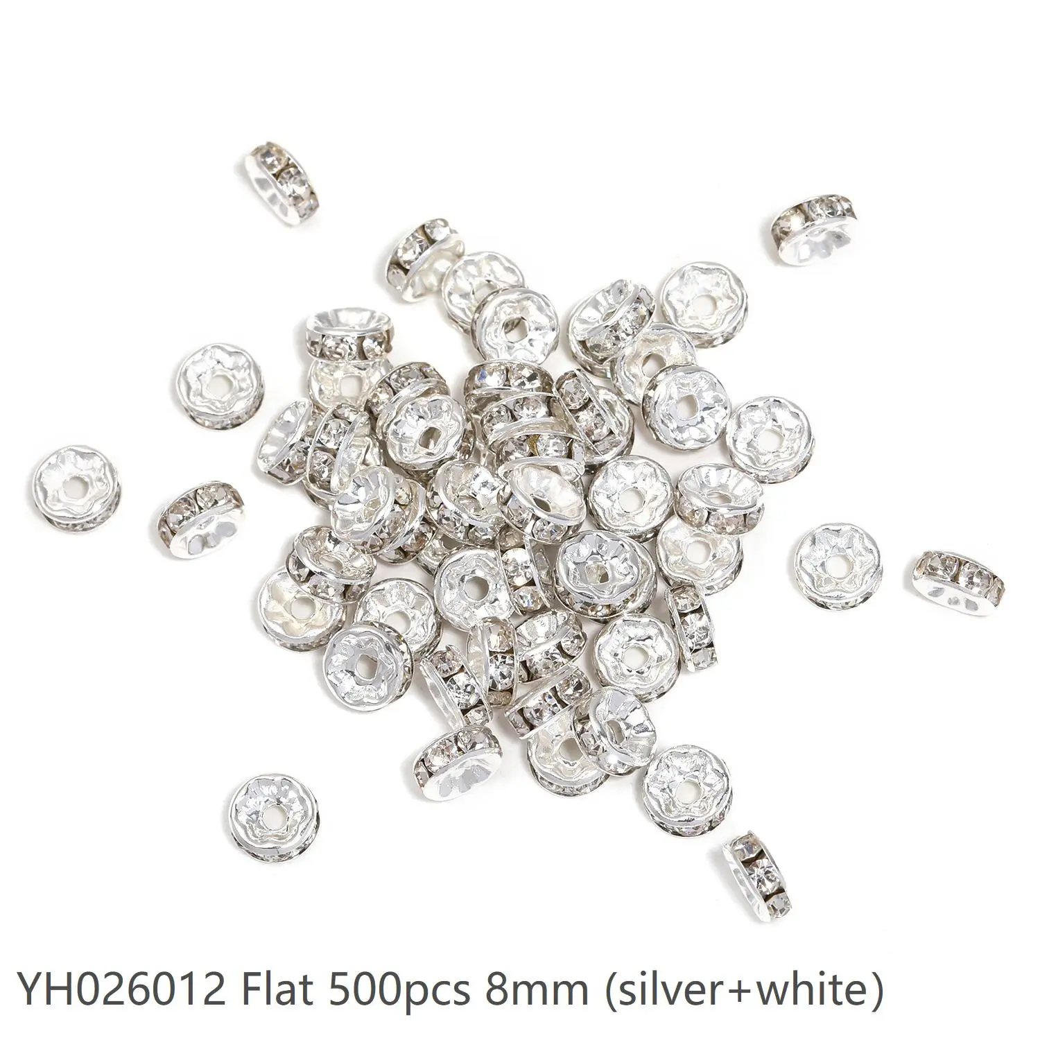 #133 (8MM 500PCS) Silver YH026012 