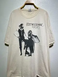 Vintage 2000s Fleetwood Mac Rumours Tour Shirt Y2K Rock Band Stevie Nicks Mick Fleetwood Music Promo Concert Essential