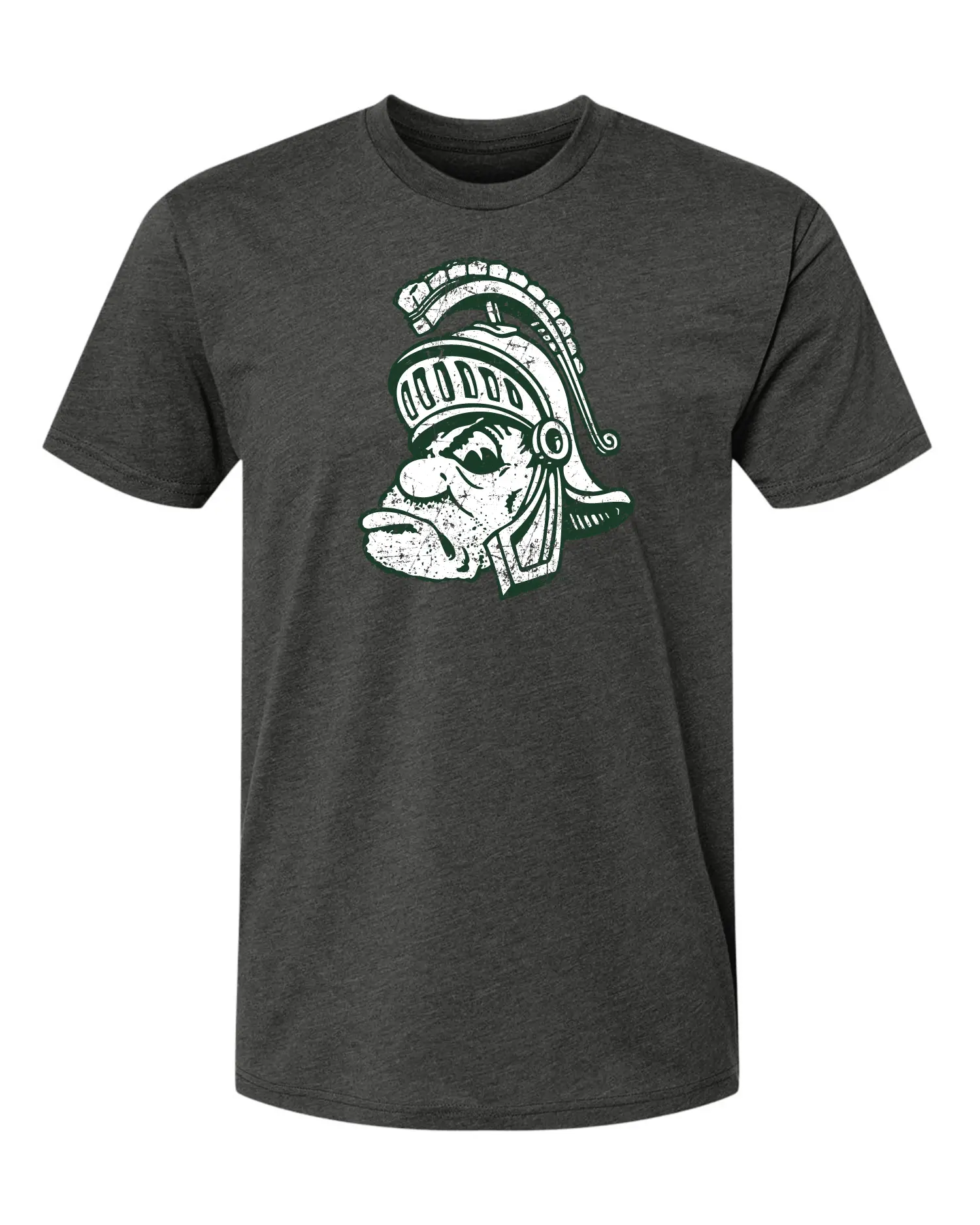 Michigan State Spartans Vintage Gruff Sparty Shirt (Charcoal)