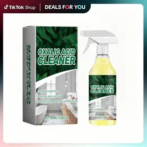 Oxalic Acid Toilet Bowl Cleaner - Instantly Dissolves Yellow Stains & Urine Scale, Heavy-Duty Descaler for Bathroom Toilets, Clinging Gel Formula