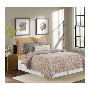 Shay Damask Full/Queen Bedding 3 Piece Quilt Set by Valerie