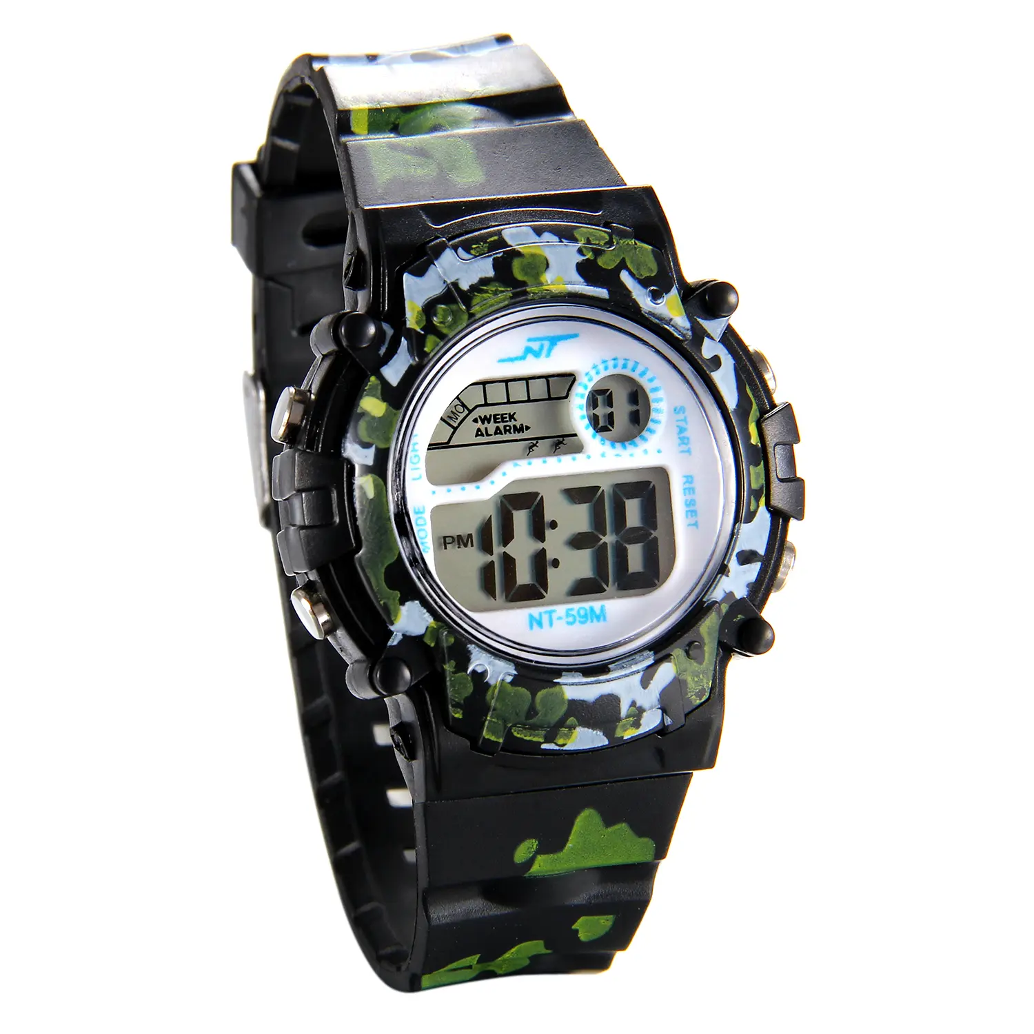 OIDEA Kids Digital Watch - Multifunction Camouflage Sport Electronic Wristwatch with LED Backlight, Waterproof Kids-Safe Quartz Watch for Boys Girls Teens, Kids-Safe Quartz Watches, Sport Quartz Watches