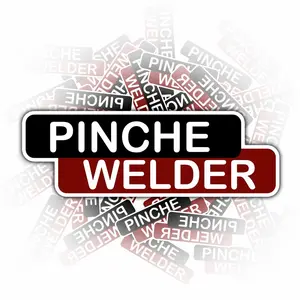 Pinche Welder Hard Hat Sticker, Funny Welding Vinyl Decal, Waterproof Laptop, Helmet & Water Bottle Sticker 9OA