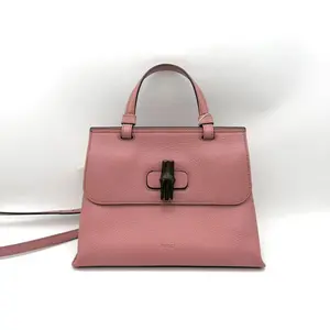 Pre-owned GUCCI RL Bamboo Handle Top Handle Bag 17714358