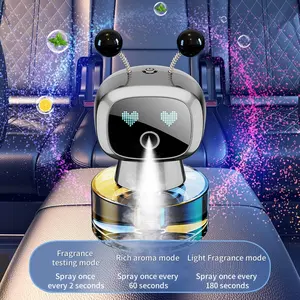 High-End Car Air Freshener Robot, Vehicle Interior Purifier, Decorative Car Accessory, Advanced Car Air Cleaning Device, Smart Car Diffuser
